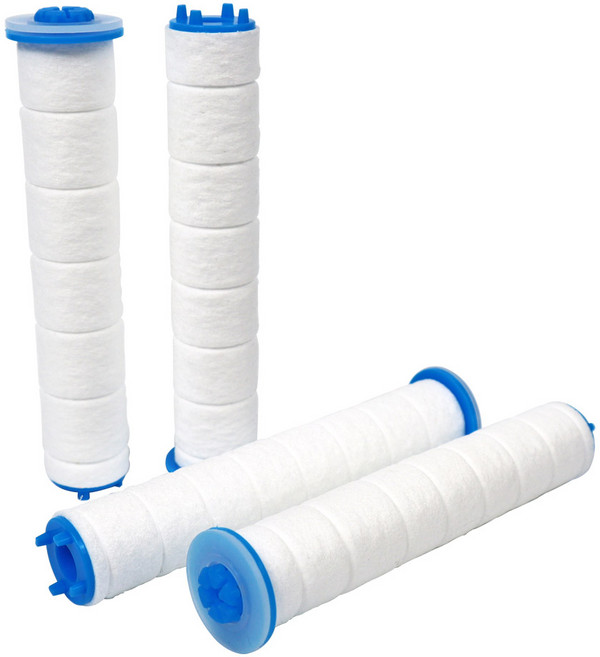 아쿠아듀오 SF-300A 샤워기 전용 녹물 제거 필터, 4개