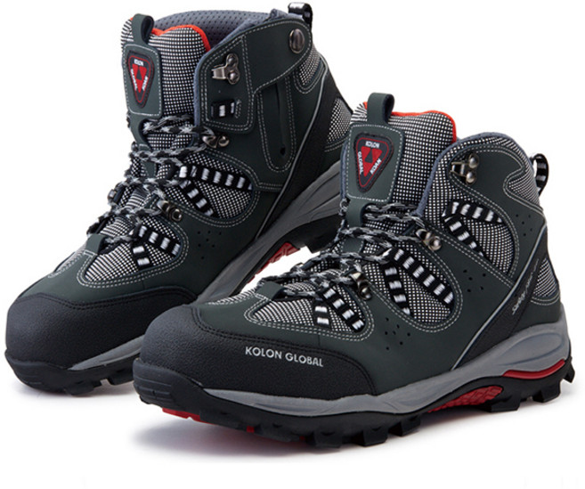 코오롱글로벌 코앤 안전화 KG-612, KHAKI + GRAY, 1개