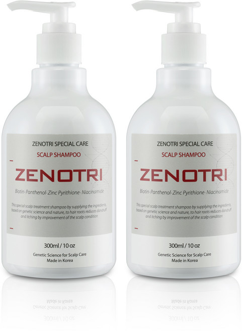 제노트리 두피 샴푸, 2개, 300ml