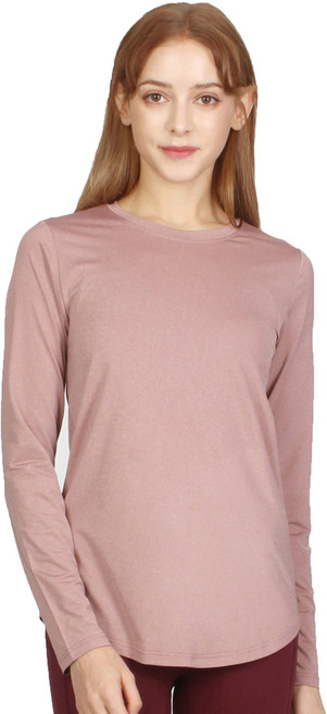 녹족 여성용 요가 필라테스용 제시카 긴팔티