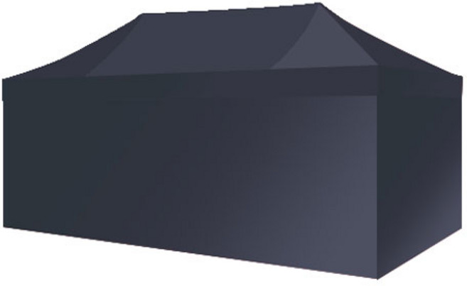 홍캐노피 프레임 32mm 스틸 접이식 행사용 천막 3 x 6 m + 민자벽면 세트, 네이비, 1세트