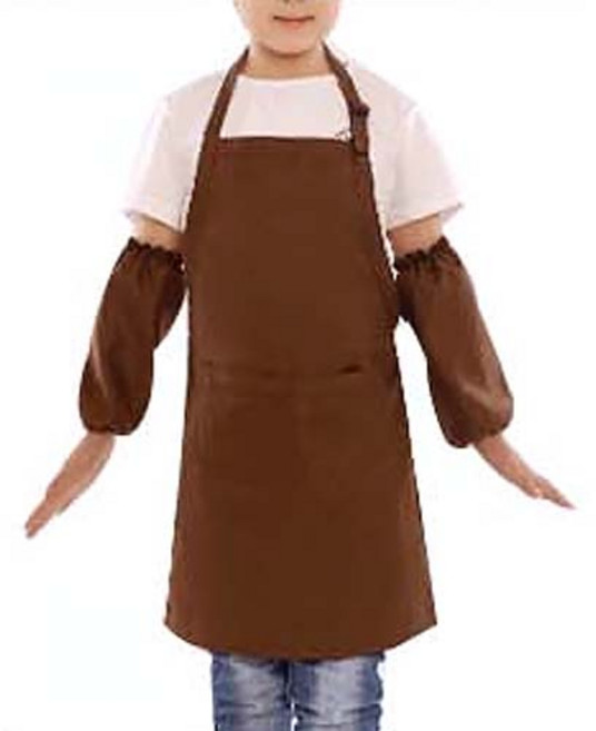 미술 앞치마, 브라운