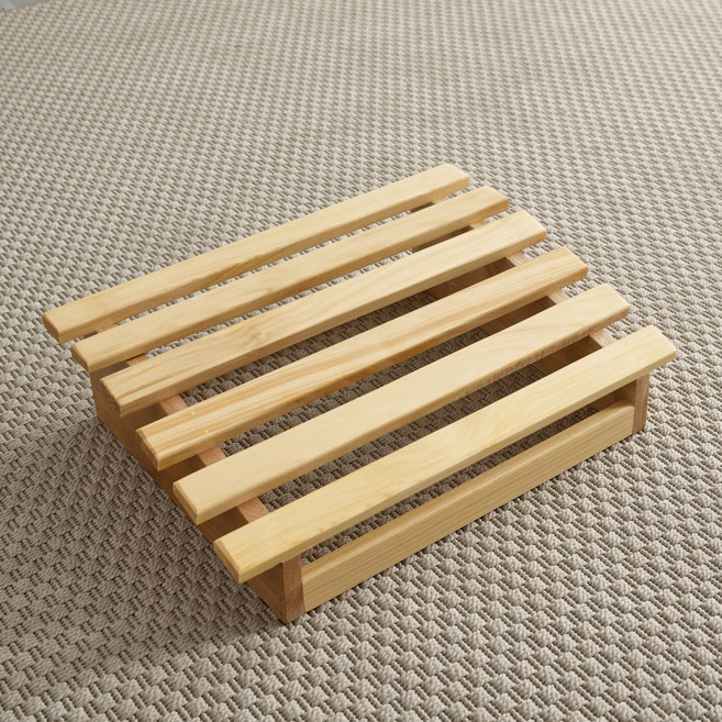 조은세상 마호가니 발받침대, 내추럴