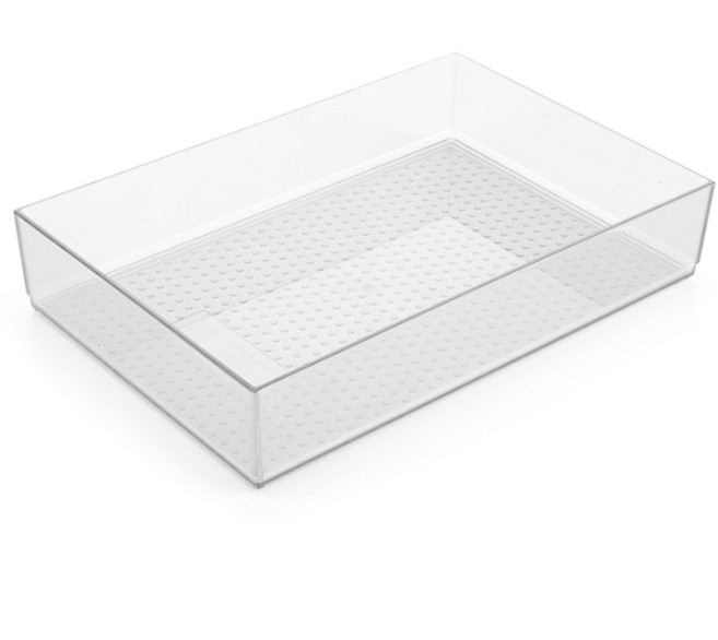 블럭마트 주방 서랍정리함, 투명 D타입, 1개