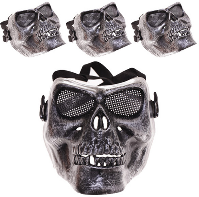 리빙다 입체 해골가면 4p, 그레이