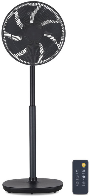 한경희생활과학 BLDC모터 앱연동 인공지능 입체회전 스탠드형 선풍기 HEDF, HEDF-8040TR(블랙)