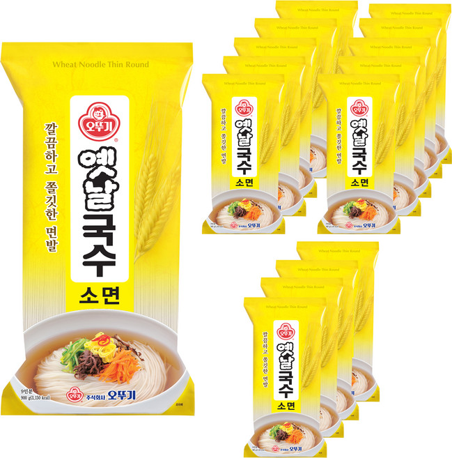 오뚜기옛날 국수 소면, 900g, 15개
