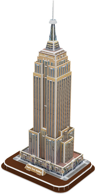 페이퍼락 엠파이어스테이트 빌딩 3D 입체퍼즐, 1개, 혼합색상, 47피스