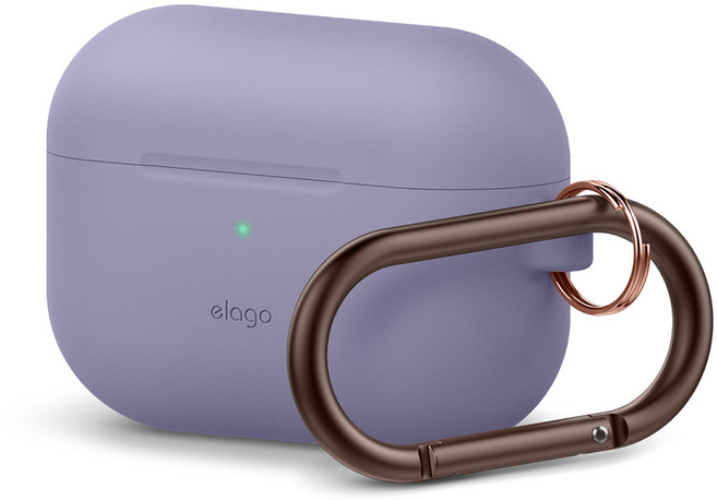 엘라고 오리지널 행 케이스, 에어팟 프로, 라벤더 그레이