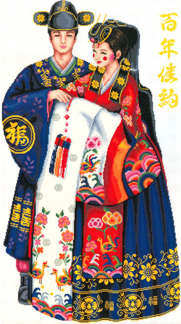 조이십자수 14CT 패키지 백년가약 251101, 1개, 혼합색상