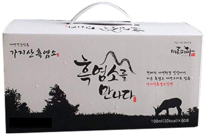 흑담만 가지산 흑염소를 만나다 진액, 1박스, 6L