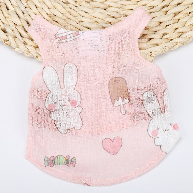 알럽펫 반려동물 얇은 여름 조끼 티셔츠, 토끼, 1개