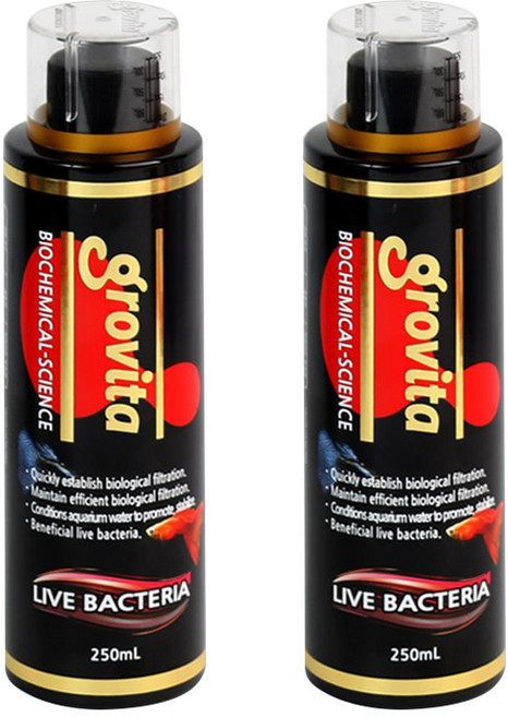 그로비타 라이브 박테리아 암모니아 아질산염 중화제, 2개