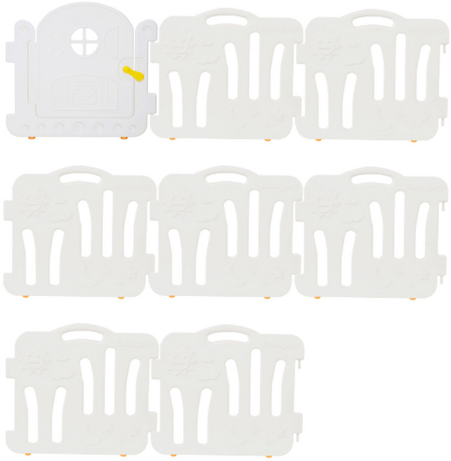 에듀플레이 굿 베이비룸 8p, 화이트, 1세트