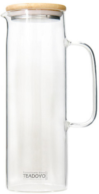 티도요 유리 물병, 혼합색상, 1.5L, 1개