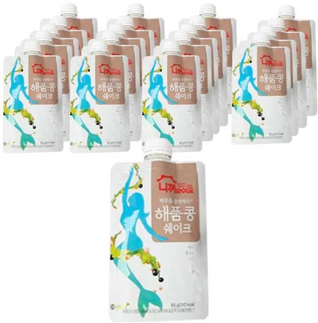 니껴바이오 해품 콩 쉐이크, 65g, 20개