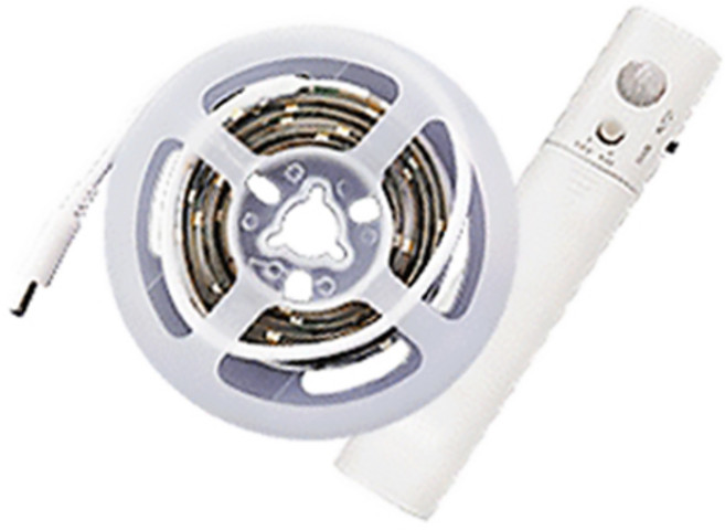 포라이트 LED 스트립 센서등, 전구색