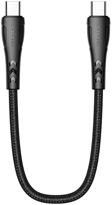 맥도도 SR C타입 to C타입 PD 고속충전 케이블, 블랙, 20cm, 1개