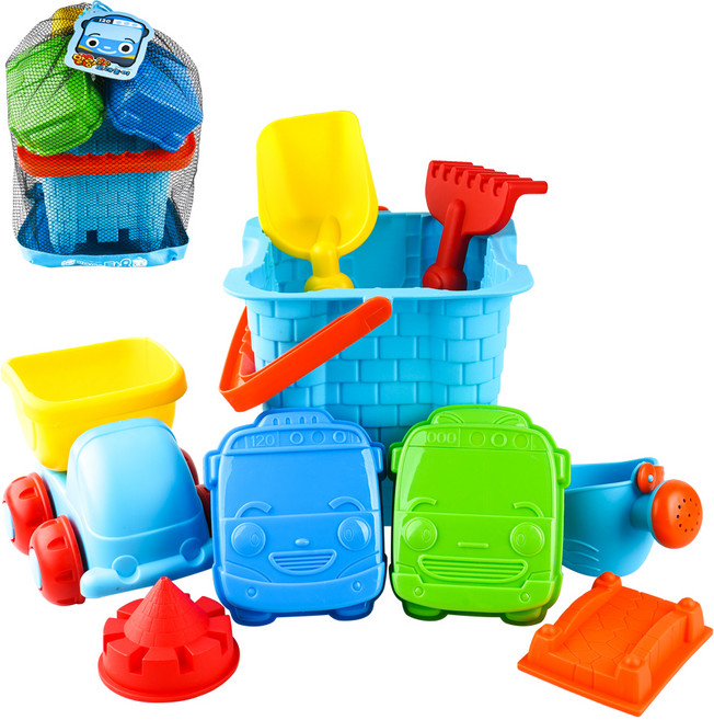 바니랜드 타요 말랑말랑 모래놀이, 혼합색상, 1개