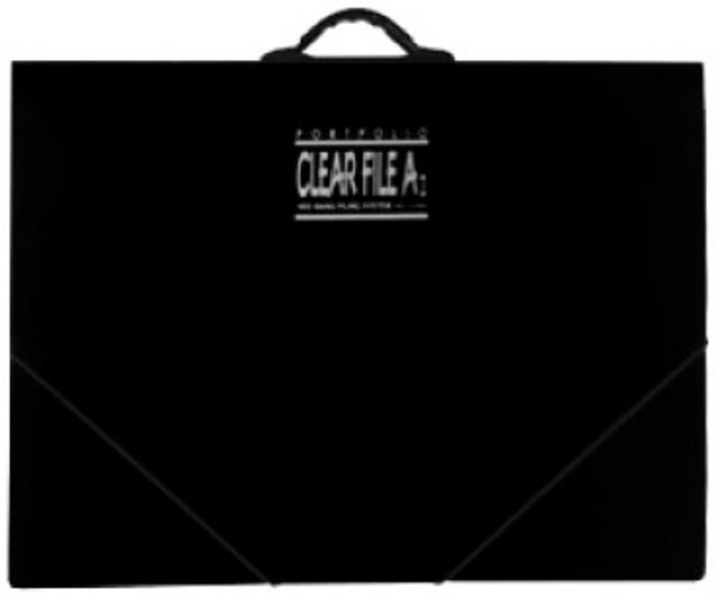 크리어파일 A2 20매, 흑색, 1개