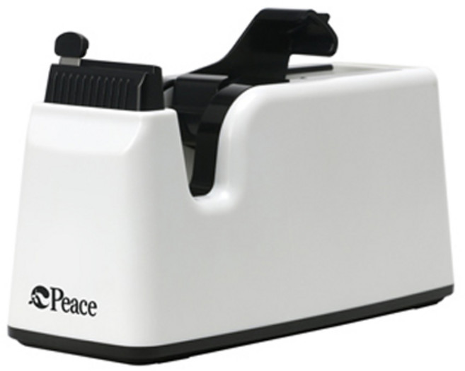 피스코리아 평화 멀티 안전 테이프 커터기, 화이트, 1개