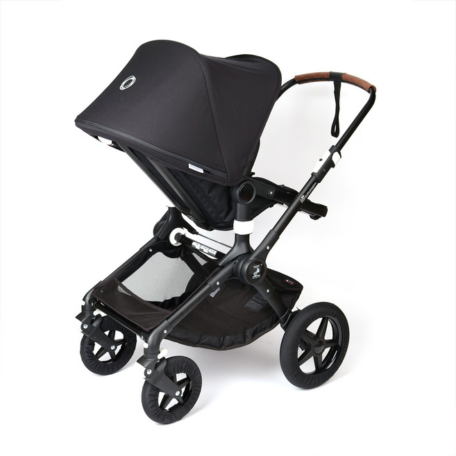 와우베이비 부가부 폭스 유모차 바퀴커버, 블랙, 1세트