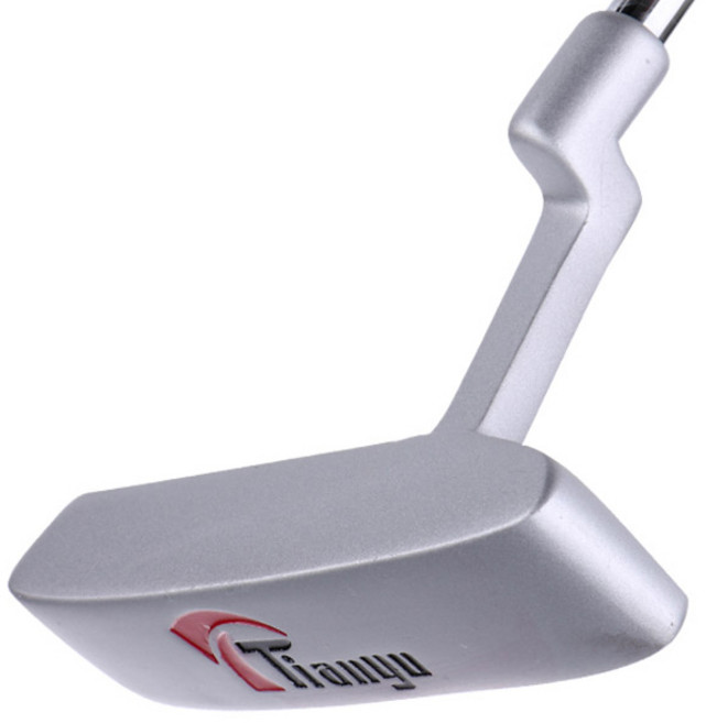 티안위 퍼팅연습용 일자형 실버 퍼터 PracticeClub-putter1 86.4cm(34인치), 3도, R