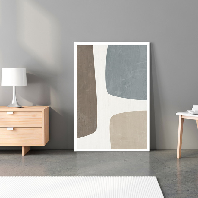 마니앤솔 추상액자테이블 대 720 x 480 mm, 다크컬러블럭