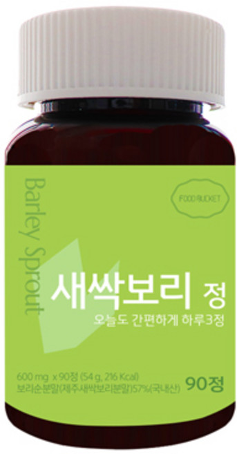 푸드버킷 새싹보리정, 90정, 1개