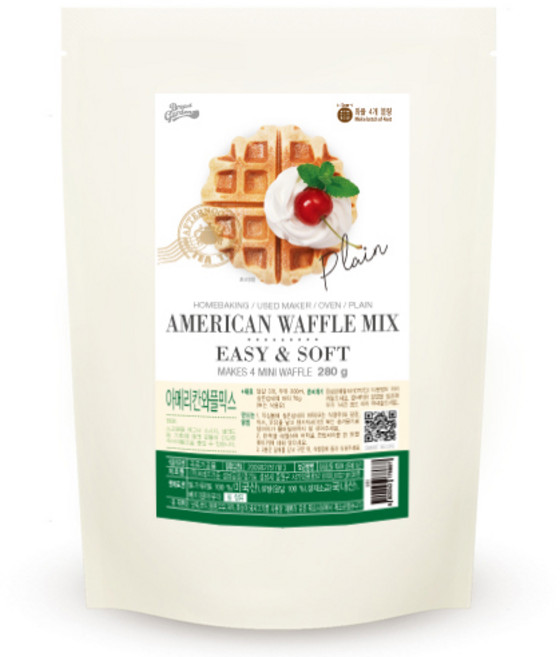 브레드가든 뉴욕스타일 와플믹스, 280g, 1개