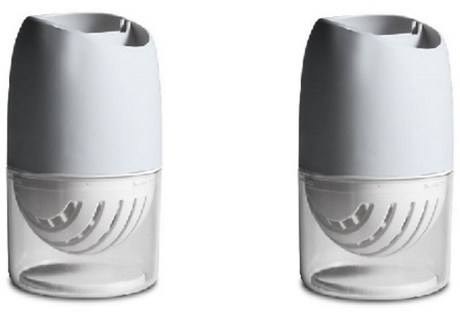 물빠짐 규조토 수저통, 그레이, 2개