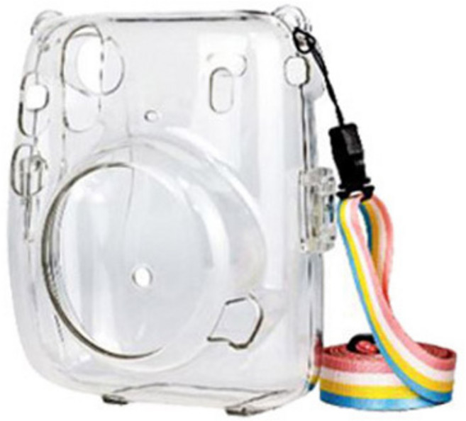 CAIUL 인스탁스 미니11 즉석카메라 전용 케이스, 투명, 1개