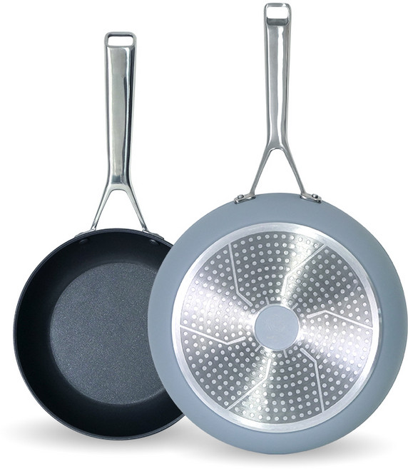 TVS 루나 인덕션 프라이팬 세트 2개, 혼합색상, 프라이팬 20cm + 28cm