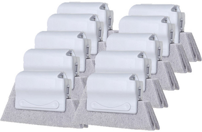 아리코 다용도 창틀 틈새 청소 스폰지 그레이, 10개