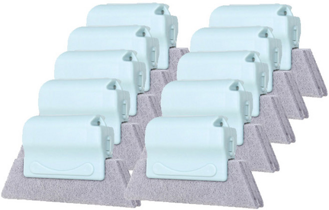 아리코 다용도 창틀 틈새 청소 스폰지 블루, 10개