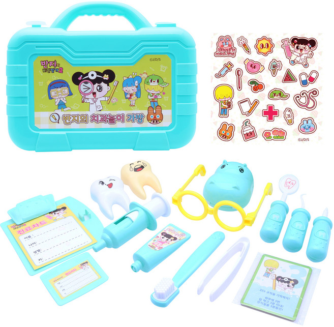 토이코 반지의 치카치카 치과놀이, 혼합색상, 1개