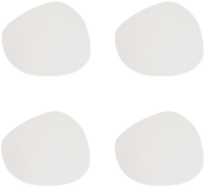에라토 스톤 실리콘 컵받침 4p, 화이트, 4개