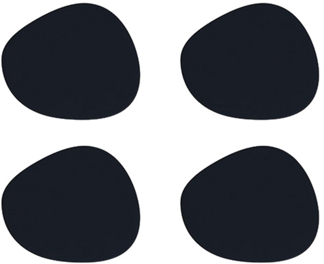 에라토 스톤 실리콘 컵받침 4p, 차콜블랙, 4개