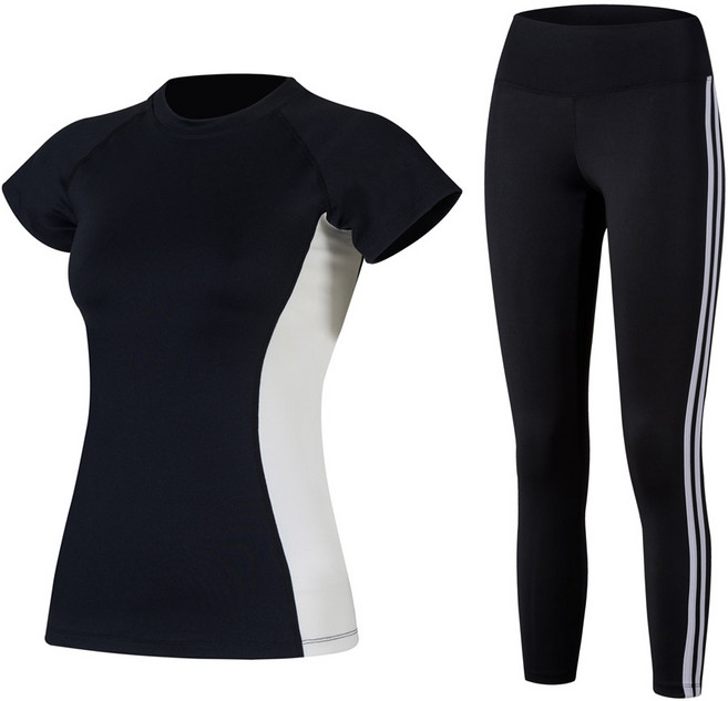 스피카 여성용 티셔츠 레깅스 요가복 상하의 세트 SPA527506