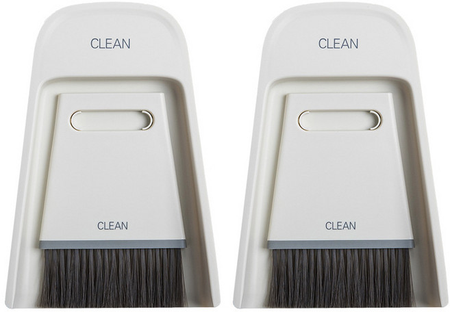 에이블 데스크 전용 브러쉬, 2개, 그레이