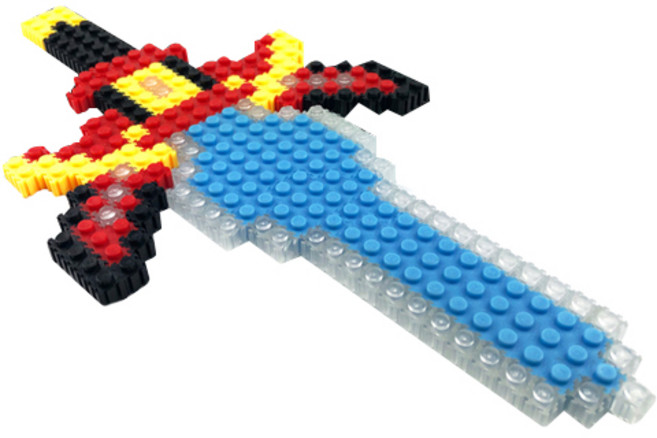 틱톡블럭 야광검 디폼블럭, 13799, 1개