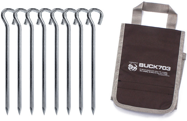 벅703 파워링 텐트팩 8p 세트, 1세트