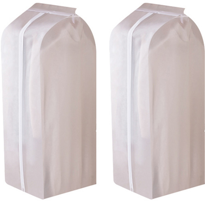 마켓피오 모던 행거 옷커버 화이트 110 x 30 cm, 1개입, 2개