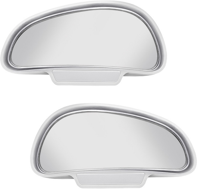 에이스피드 사이드 보조미러 화이트 2p, 1세트