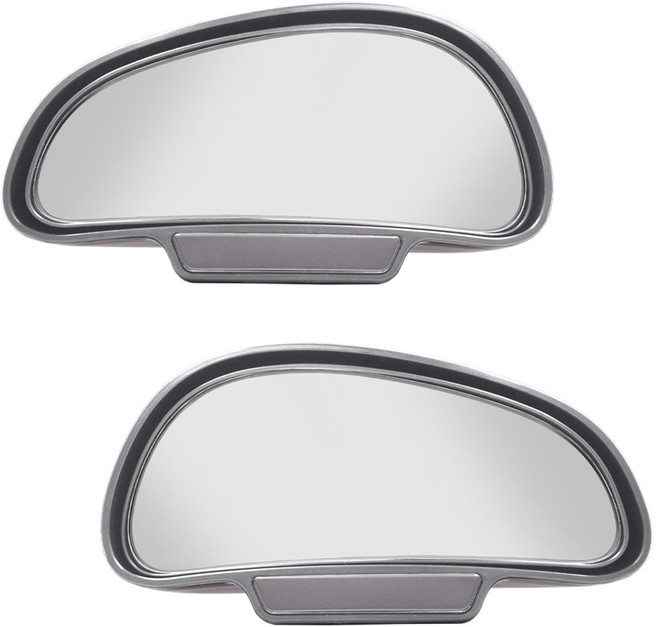 에이스피드 사이드 보조미러 실버 2p, 1세트