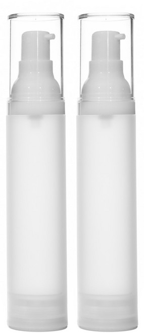 에어리스 PP 진공에센스 용기 50ml, 반투명, 2개