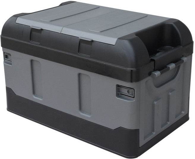 엑스핏 특대용량 캠핑용 몬스터 접이식 수납정리함 L, 블랙, 1개