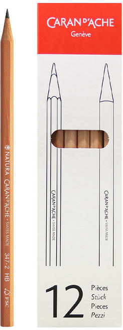 까렌다쉬 네추라 연필 HB, 혼합색상, 12개