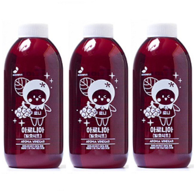 리꼬푸드 초야 과일 발효 식초 아로니아, 300ml, 3개