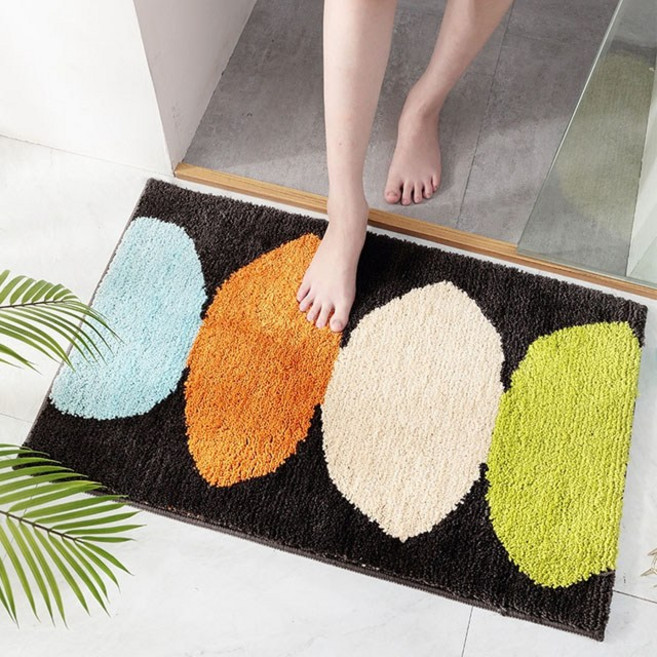 부드러운 다용도 발매트, 도트블랙